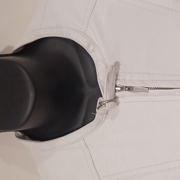 Le Chateau Faux Leather Biker Jacket- Sz. XS - Picture 4 of 12